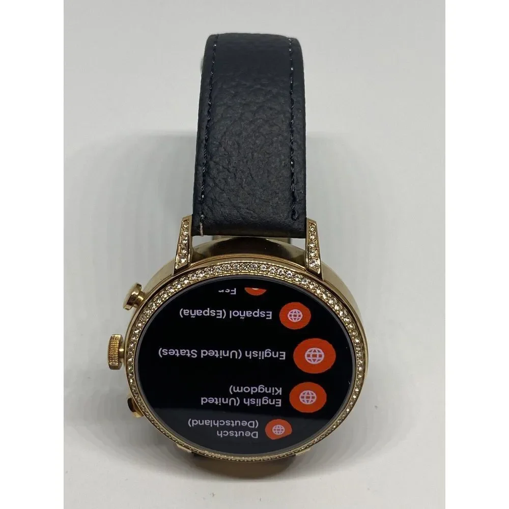 Fossil Gen 4 Authentic Digital Dial Smart Watch Custom Band FTW6015 AB394